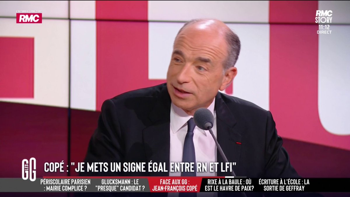 🔴 Un problème de populisme en France? 🗣️ Jean-François Copé: "Dans un an, tout le monde nous annonce la victoire du RN. Moi, je préfère prévenir, le discours du RN est fondé sur les peurs, n’est pas documenté budgétairement. C’est un risque d’effondrement." #GGRMC