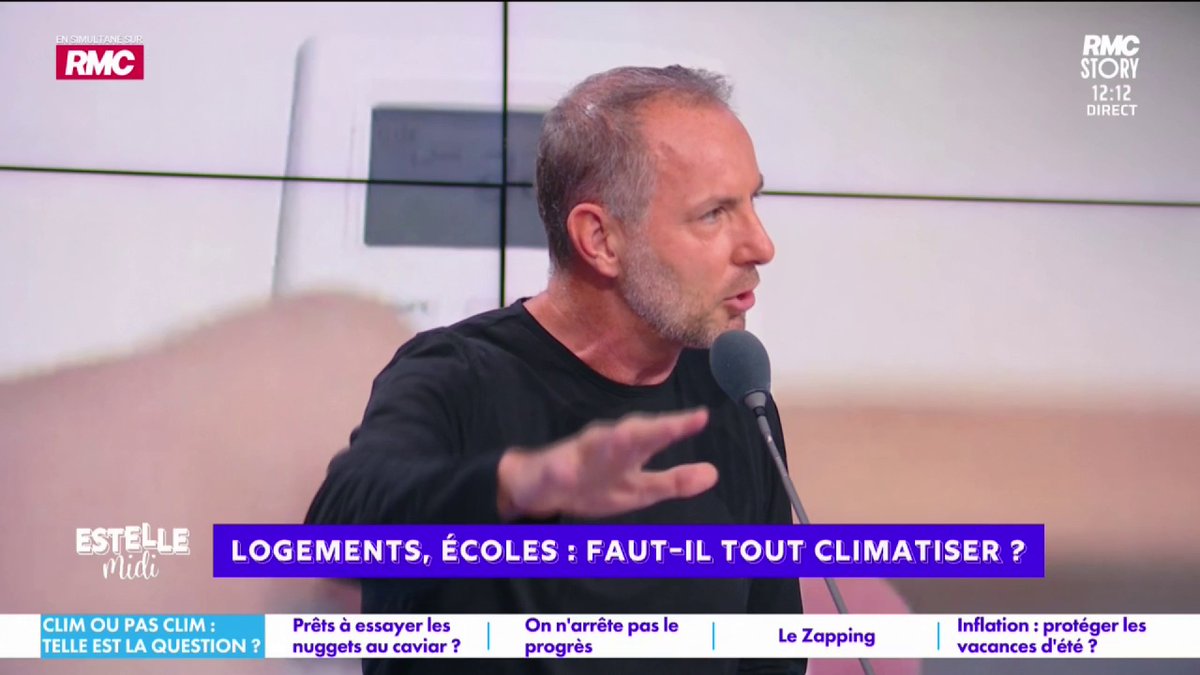 ❄️ Faut-il tout climatiser ? 🎙️ Jean-Philippe Doux : "Je suis contre généraliser la climatisation ! Écologiquement, c'est une catastrophe ! Ça rejette de l'air, le CNRS dit que certaines rues de Paris, c'est +0,5C... Imaginez si on généralise ! C'est une fuite en avant..."