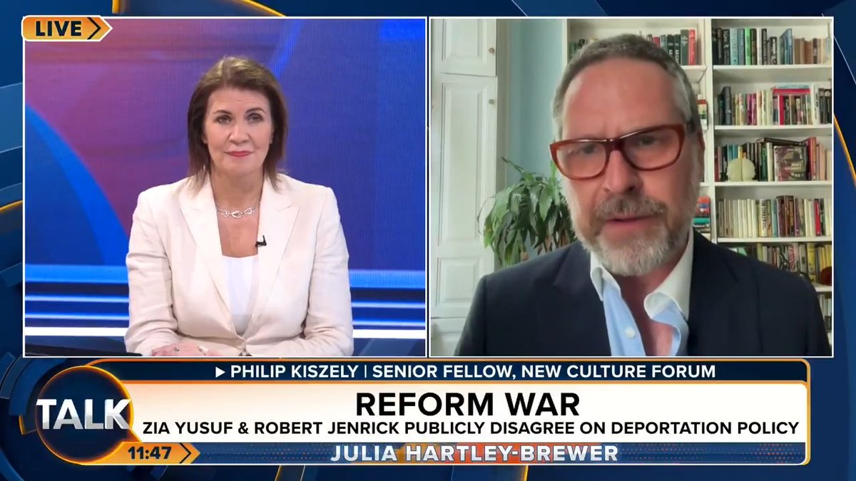 🚨"Even two years, if you were saying 'we need to deport illegals' you would be branded a racist IMMEDIATELY." Philip Kiszley highlights how it has only recently become 'socially acceptable' to talk about illegal migration as an issue. Julia Hartley-Brewer | The New Culture Forum