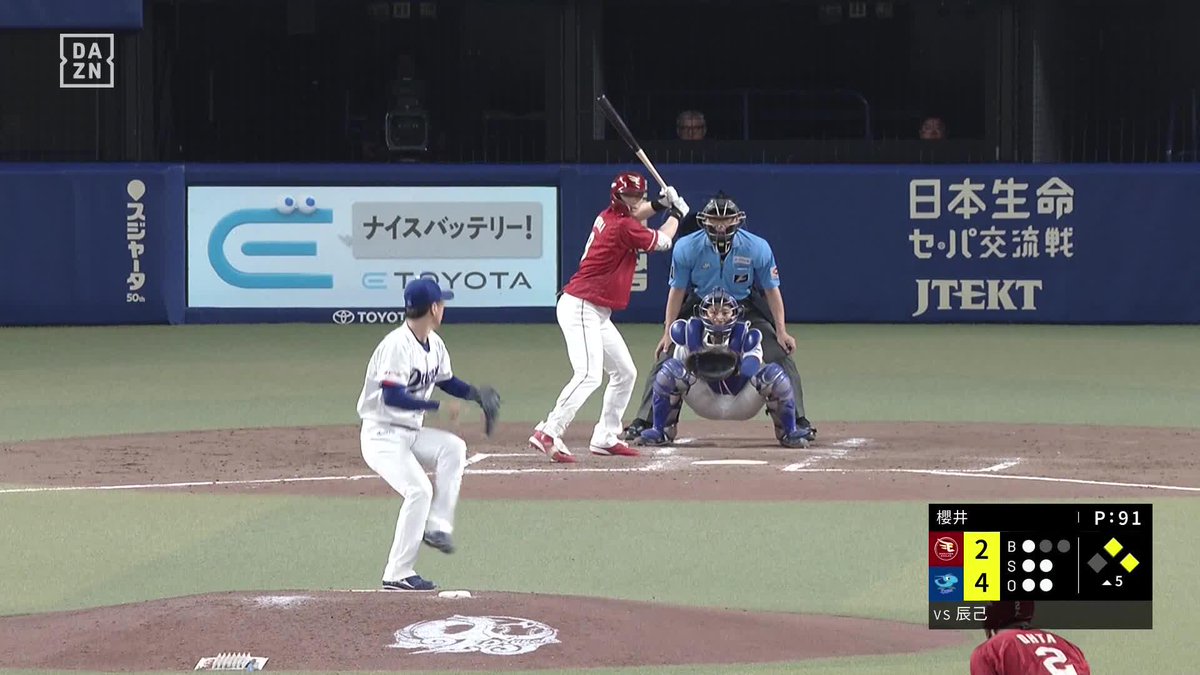 嬉しいプロ初勝利 ルーキー櫻井頼之介が6回2失点 7試合目で掴んだ白星 回数:6 球数:104 安打:6 三振:8 失点:2 ⚾️中日×楽天 #dragons #だったらDAZN