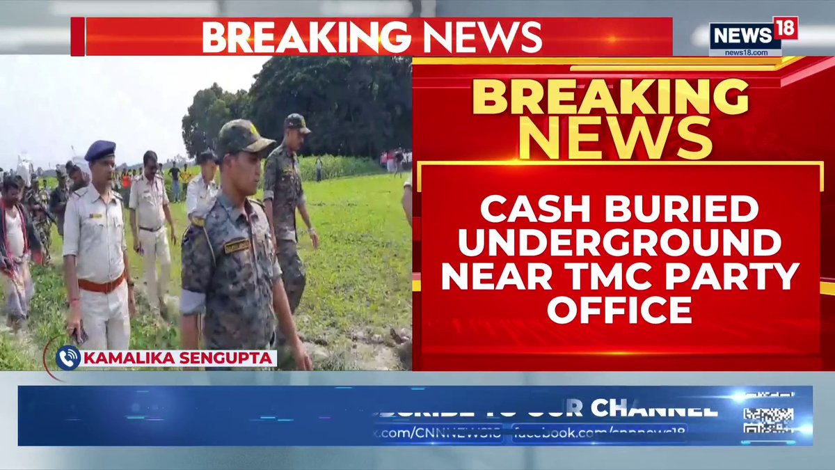 Look at scale of loot by Mamata's TMC! Reportedly, Police has recovered four bags allegedly stuffed with ₹500 currency bundles, buried below ground near TMC office, during search operations after arrest of TMC Chairman of Baduria in irregularities case.