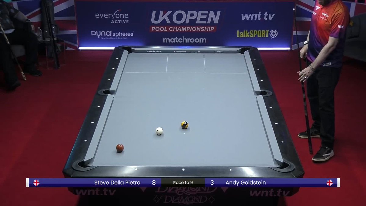 Not to be in the opener for Galeforce Goldstein. He'll be back later this afternoon for a chance in the loser's bracket.. 👎😵💫 #UKOpenPool 🇬🇧
