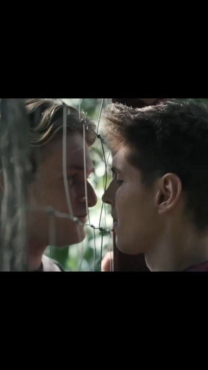 "I told you I'm not gay. I'm a footballer." A fence cannot stop the absolute tension between these two... 🔥