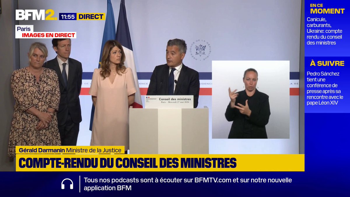 "Le mouvement #Metoo de l'enfance ne fait que commencer", estime le ministre de la Justice, Gérald Darmanin #BFM2