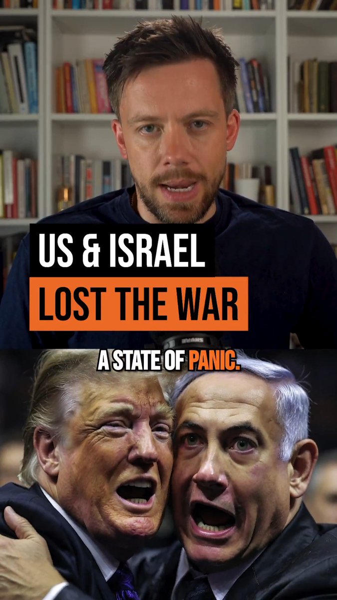 Donald Trump is in a state of panic. Israel is in a state of panic. Those who spent years demanding war with Iran are in a state of panic. That's because the Iran war ended in defeat - and they know.