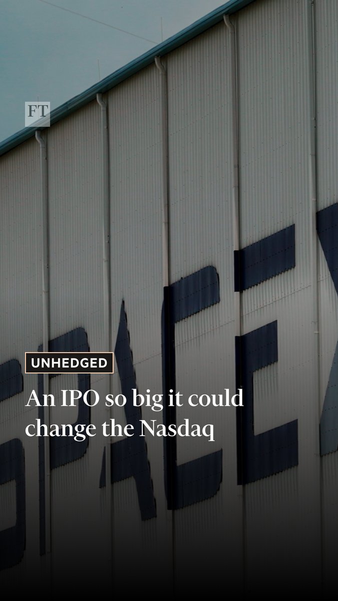 SpaceX is set to be the largest listing of all time. But it might not be just the launch of a new publicly traded stock. It might be a reorganisation of how indexes treat entrants