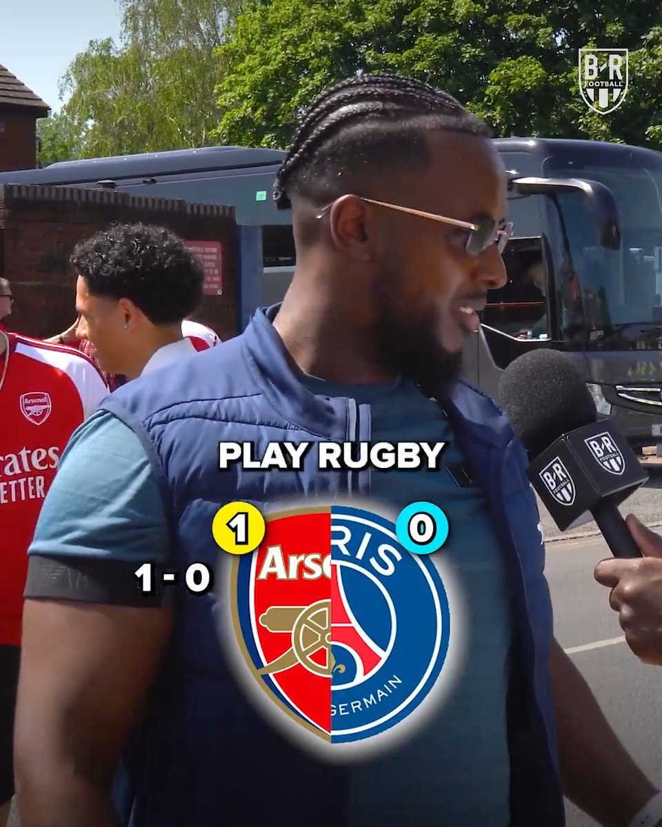 Arsenal fans are confident they can bring home the Champions League trophy 😤