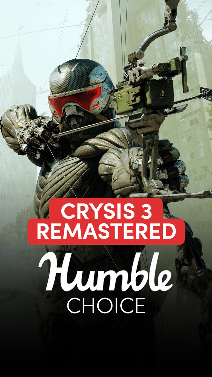 Return to an iconic FPS with Crysis 3 Remastered, optimized for modern systems. Humble Choice for May features this and more great games!