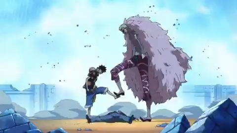 Luffy stepping up to block Doffy's kick to save Law will always give me goosebumps 🔥