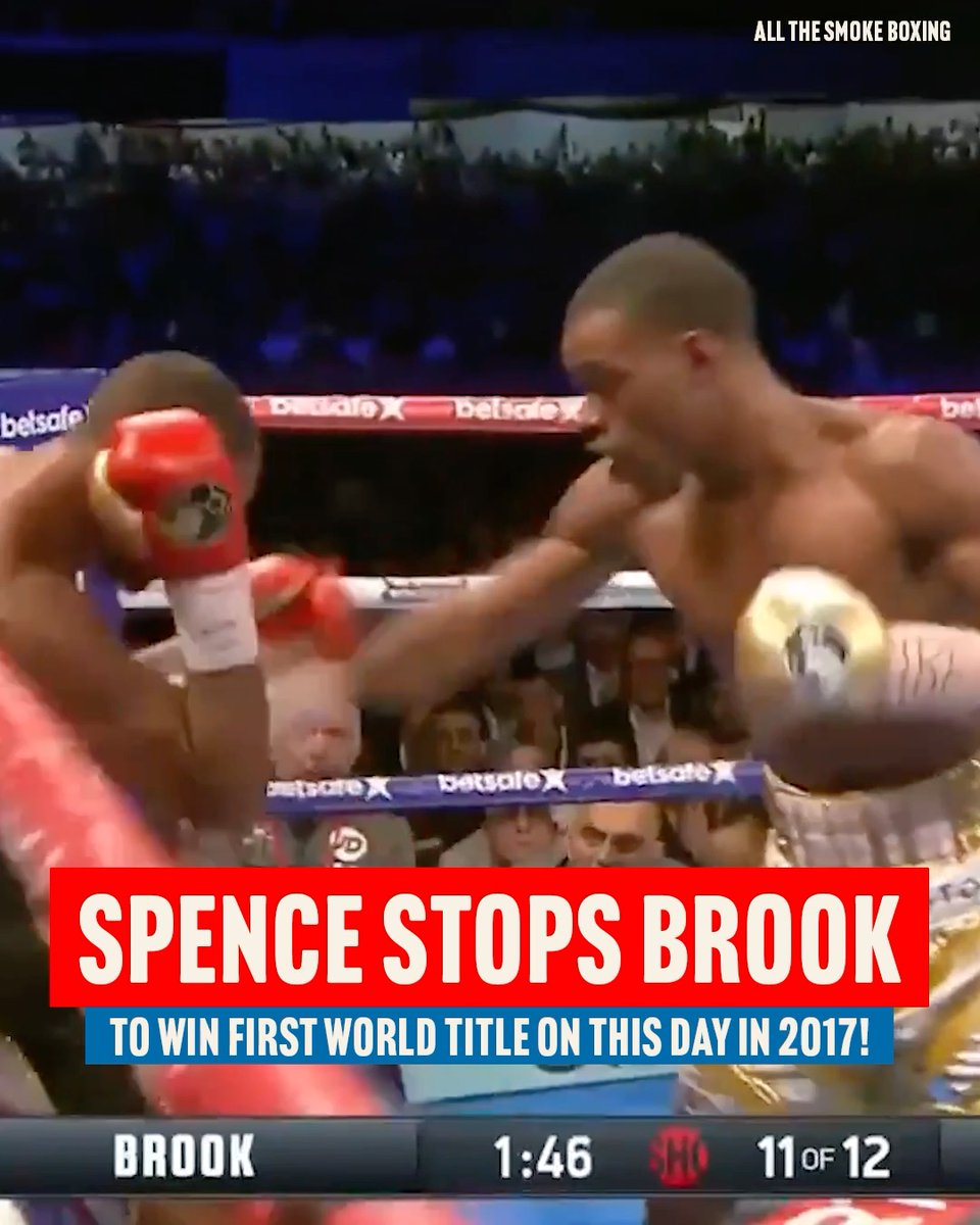 ๐๏ธ Nine years ago today, Errol Spence Jr captured his first world title as he stopped Kell Brook to become IBF welterweight champion in Sheffield. 'The Truth' returns to the ring against Tim Tszyu on July 25th ๐ฅ