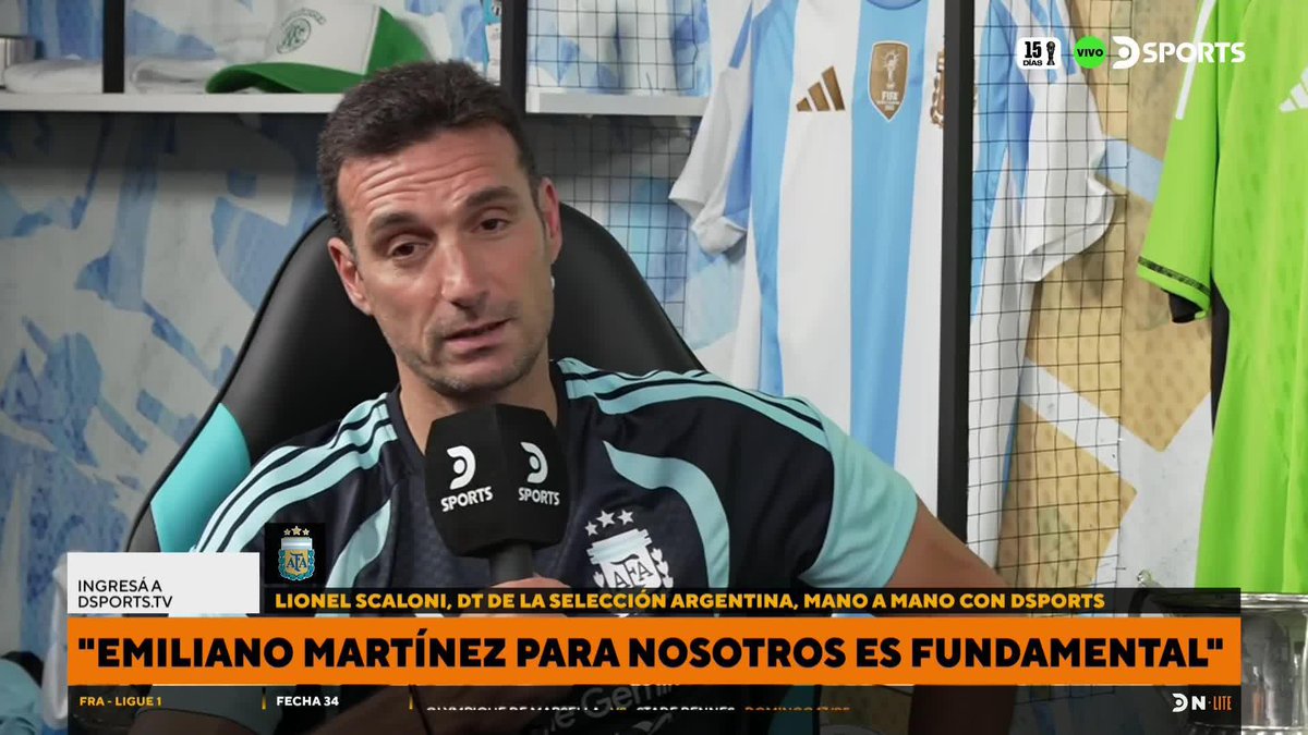 "LA RENOVACIÓN SE TIENE QUE HACER CUANDO EL DE ADENTRO DE LA CANCHA NO RINDE, NO POR UNA CUESTIÓN DE EDAD" 💬🇦🇷 El cambio generacional explicado por Lionel Scaloni. Fernando Czyz y Nani Senra 🎙 en #DSPORTSNoticiasLite