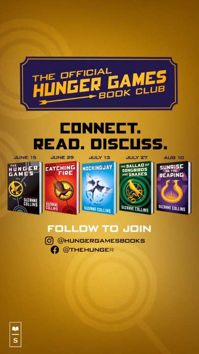 This summer, the odds are in your favor. Join The Official Hunger Games Book Club and read along with fans around the world. #HGBookClub 🔥 Follow to join 👯 Tag your reading squad 📚 Get the books 📆 The club begins June 15