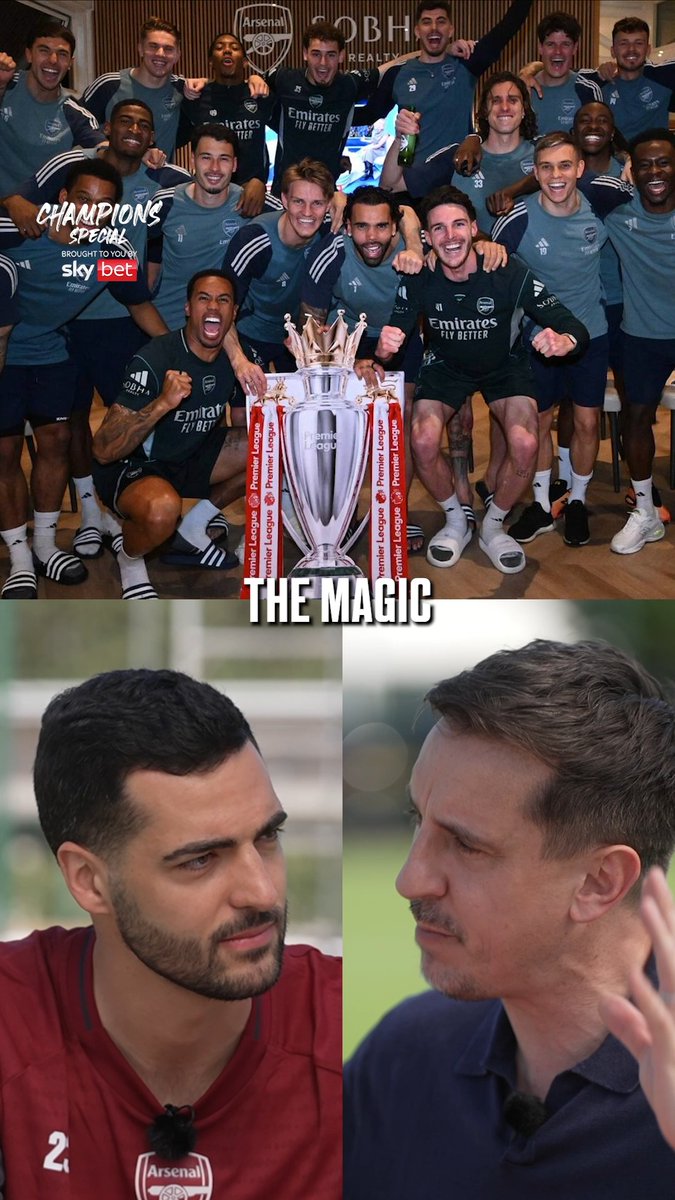 "The relief of getting that trophy over the line is unreal!" 😍 Mikel Merino reflects on Arsenal’s title celebrations and what it means to the club! 🏆