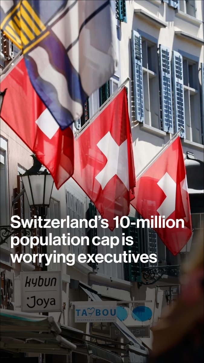 Switzerland will vote on a plan to cap the population at 10 million, requiring a severe reduction in immigration. @AllegraCatelli explains why that has business executives worried