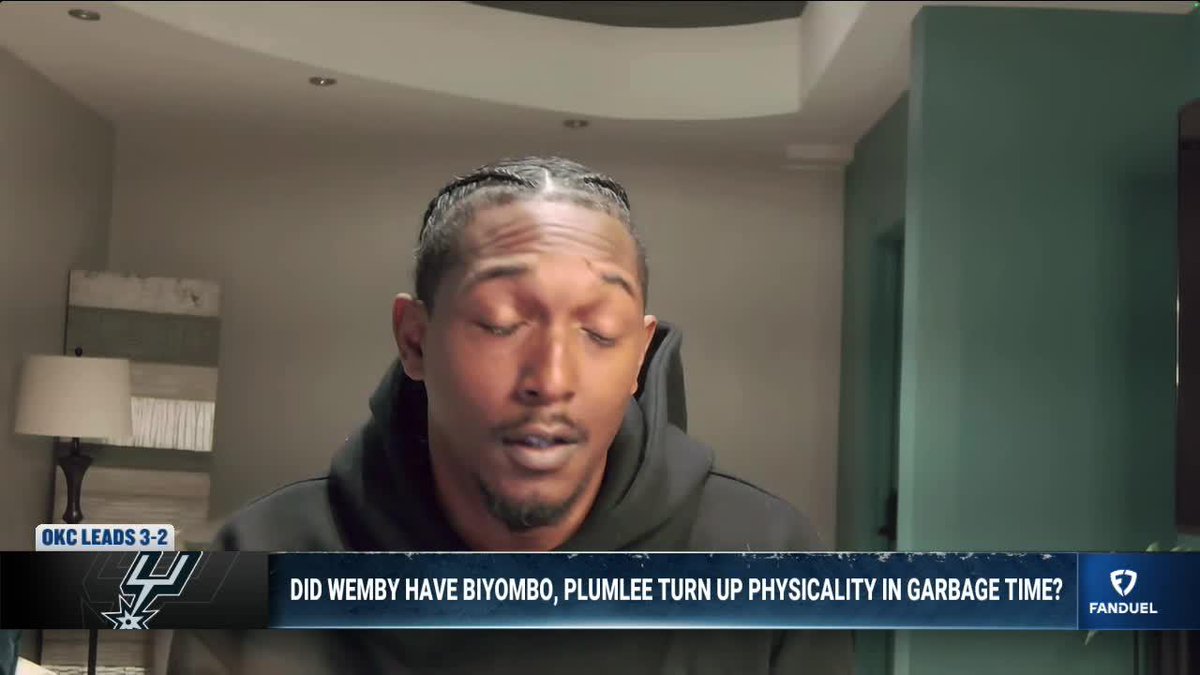 Chandler Parsons says Wemby is verging on a reputation like Dillon Brooks & Draymond Green 👀 "This is the same guy that elbowed Naz Reid in the face, jumped into SGA's legs... he's flirting with it with his antics." Michelle Beadle | Chandler Parsons | Lou Williams