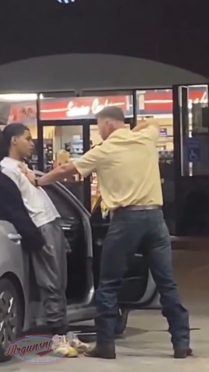 Reportedly the aftermath of a failed robbery at a Grub Mart of a man carrying a gun. Police eventually respond and arrest the would be robber. Turns out - armed men are harder to rob than unarmed men. Create space and carry accordingly... #rural #FAFO #crime #SelfDefense #justice #cops #education #GrubMart #2nd #2a #gasstation