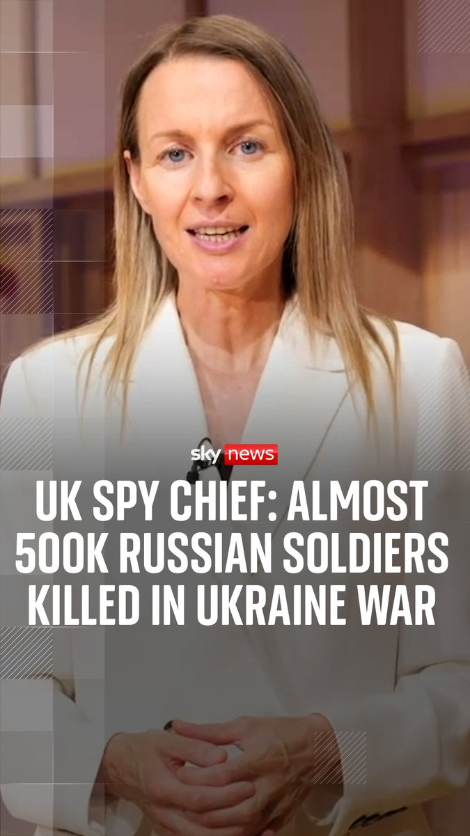 During a speech at Bletchley Park, GCHQ director Anne Keast-Butler warned the Kremlin is "relentlessly targeting" the UK, and said intelligence reveals that nearly half a million Russian troops have been killed in the Ukraine war. | Deborah Haynes