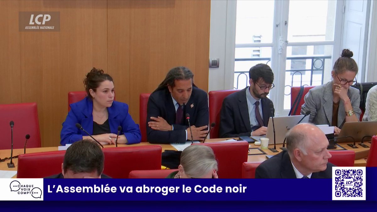 "Je ne suis pas un descendant d’esclaves, je suis descendant de personnes mises en esclavage" : Mathiasin explique pourquoi il porte un texte visant à abroger le Code noir. #ChaqueVoix