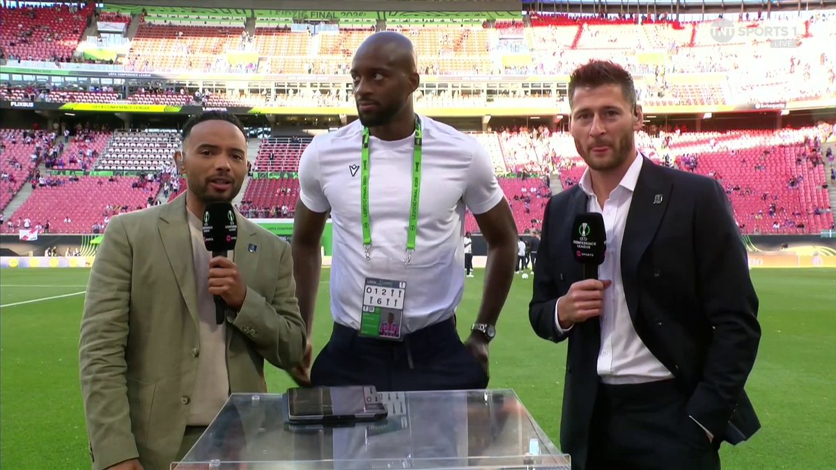 "I feel fantastic" Jean-Philippe Mateta talks Oliver Glasner, Crystal Palace's first European final and previews his side's clash against Rayo Vallecano... 🎙️ Liam MacDevitt 📺 TNT Sports and HBO Max