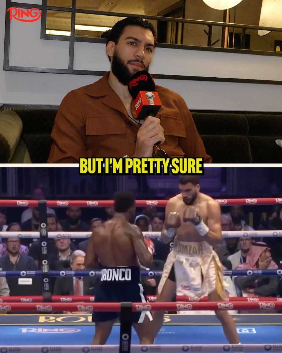 Hamzah Sheeraz tells The Ring that he is open to rematching Carlos Adames, saying that if it was presented to him, he would silence the critics 👀