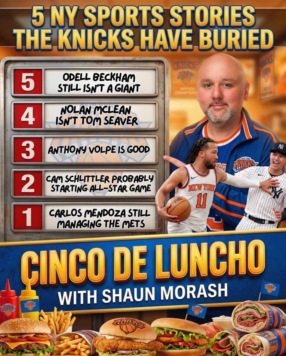 Shaun Morash ranks the five New York sports stories that have been buried by this Knicks run: Shaun Morash