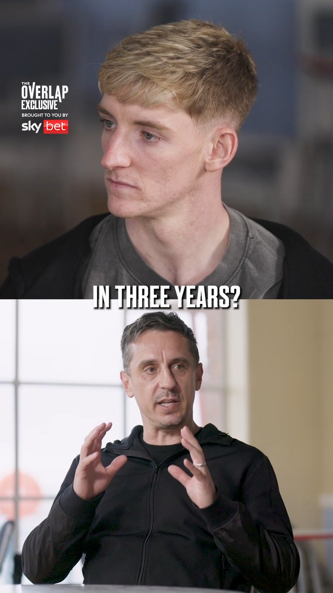 Back in 2024, Gary asked Anthony Gordon where he wanted to be in three years… 👀 🏆 Now he’s on the verge of joining Barcelona! 🇪🇸
