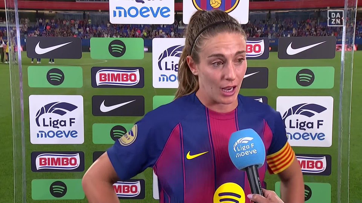 🗣️ Alexia Putellas: “A very big part of me will stay here forever.” 💙❤️