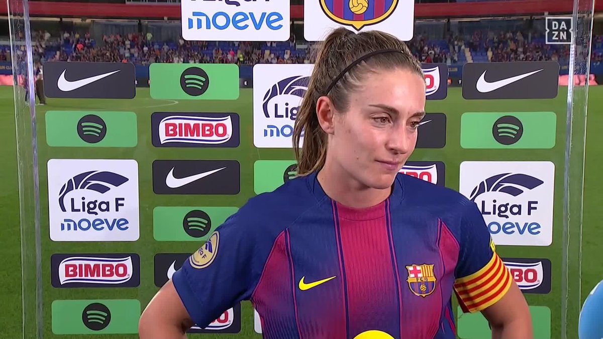 La niña de 6 años que iba al Camp Nou ha cumplido todos sus sueños ❤️‍🩹 Alexia Putellas recuerda emocionada su historia con el @fcbfemeni con Mayca Jiménez Durillo #LigaFenDAZN ⚽