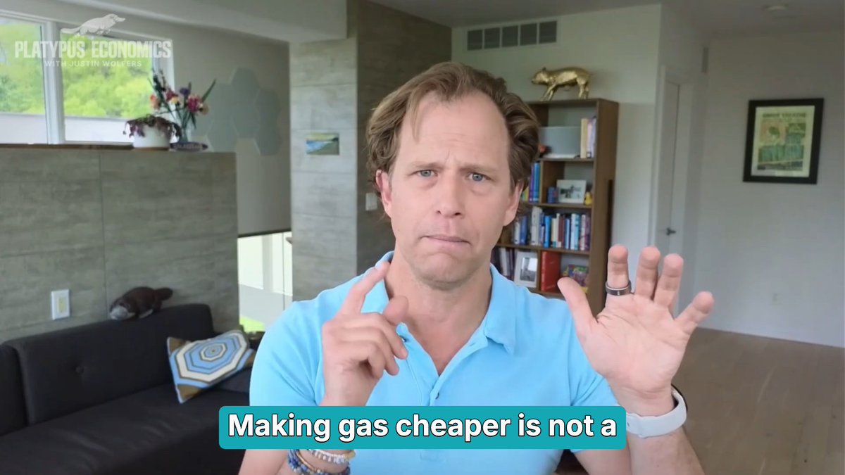 If there's a water shortage, don't subsidize showers. If there's a blackout, don't make AC cheaper. If there's an oil shortage, don't cut gas taxes. High prices are the signal telling us to conserve — blunting that signal makes the problem worse.