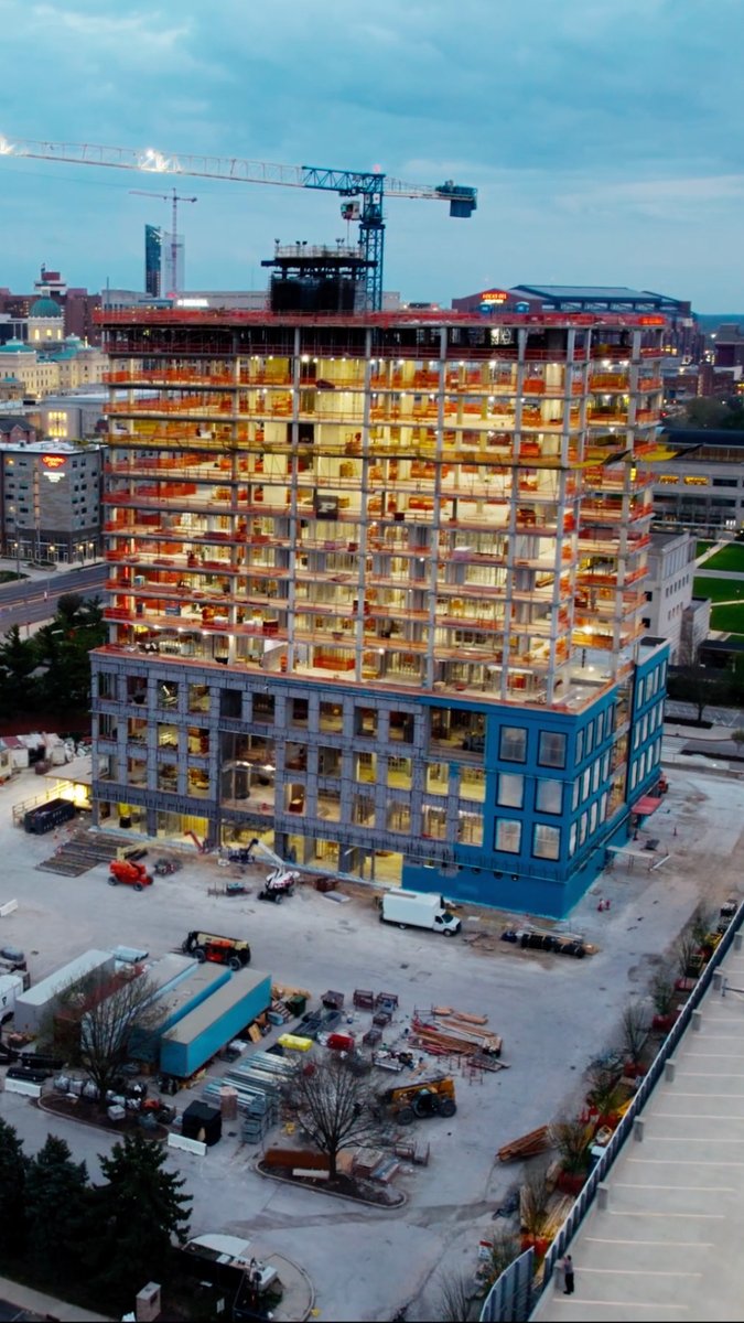 Momentum is building as Purdue’s new Academic Success Building starts to change the skyline in downtown Indianapolis. The building will be a hub for classrooms, labs, dining, housing and community connection in the heart of the Circle City.
