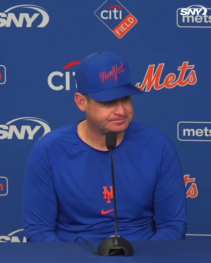 "You still trust those guys, you feel good with the guys that you have" Carlos Mendoza talks about the Mets' starting rotation and their recent struggles: