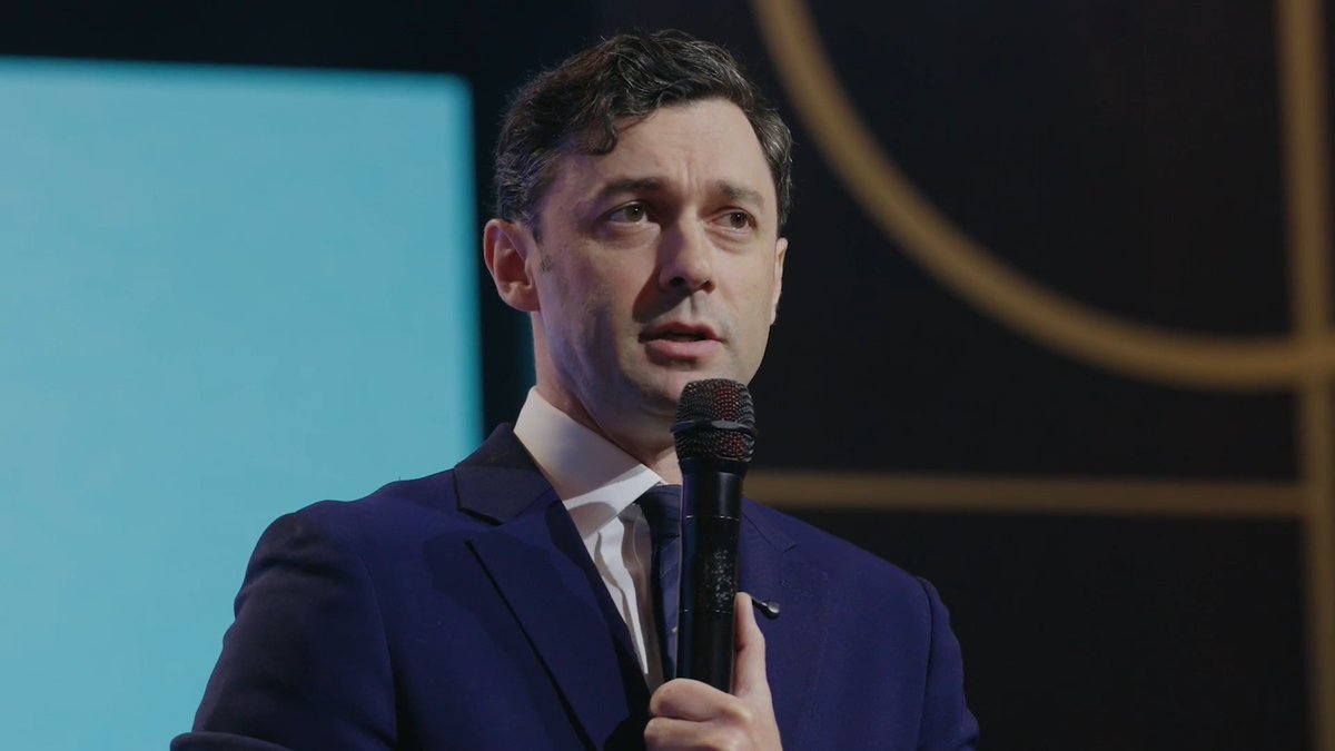 Ossoff: What those who build ballrooms and monuments to themselves, who rake in billions from foreign princes while the people's savings disappear with their hospitals, what they hate the most is when people hold them accountable at the polls.