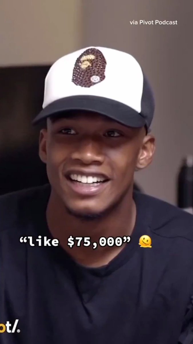When Garrett Wilson had no idea how much he would be paying for the rookie dinner 😭 (via Pivot Podcast)