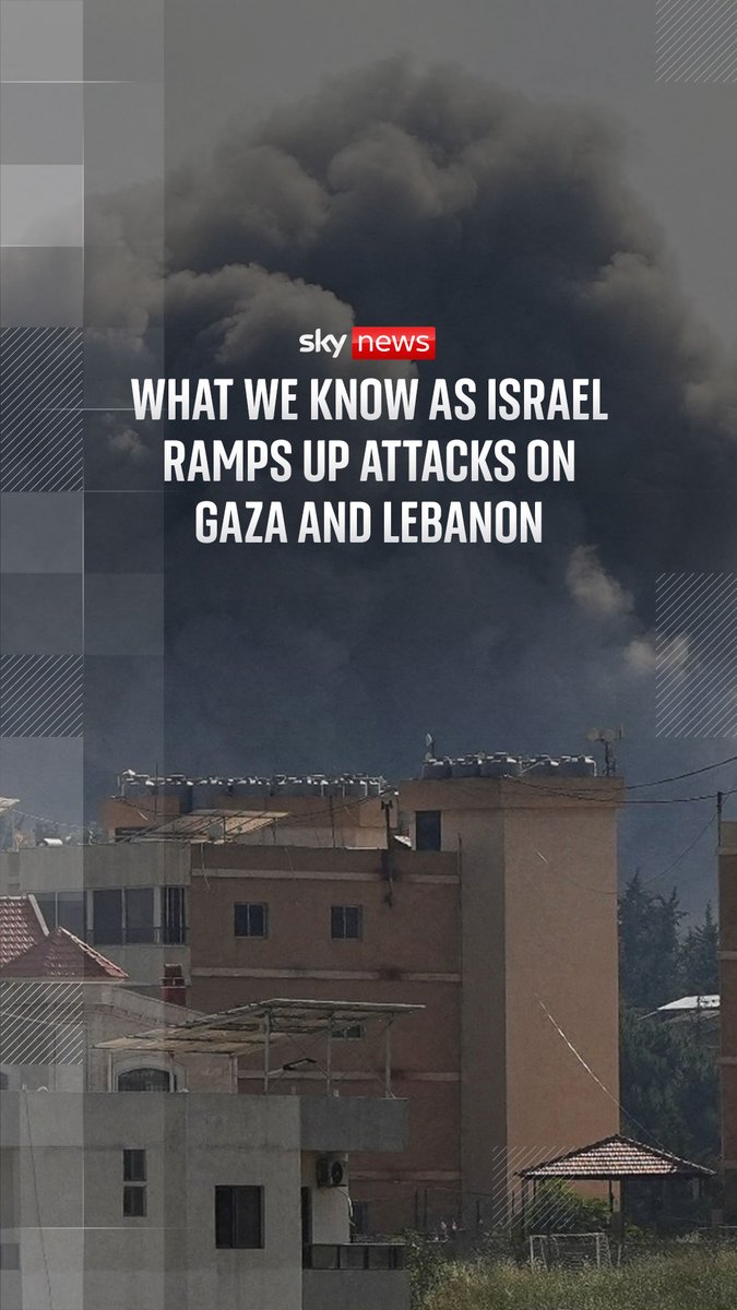 Israel has launched important new military offensives in Lebanon and Gaza over the past 24 hours. Sky's @AdamParsons reports ⬇️ Latest world news: