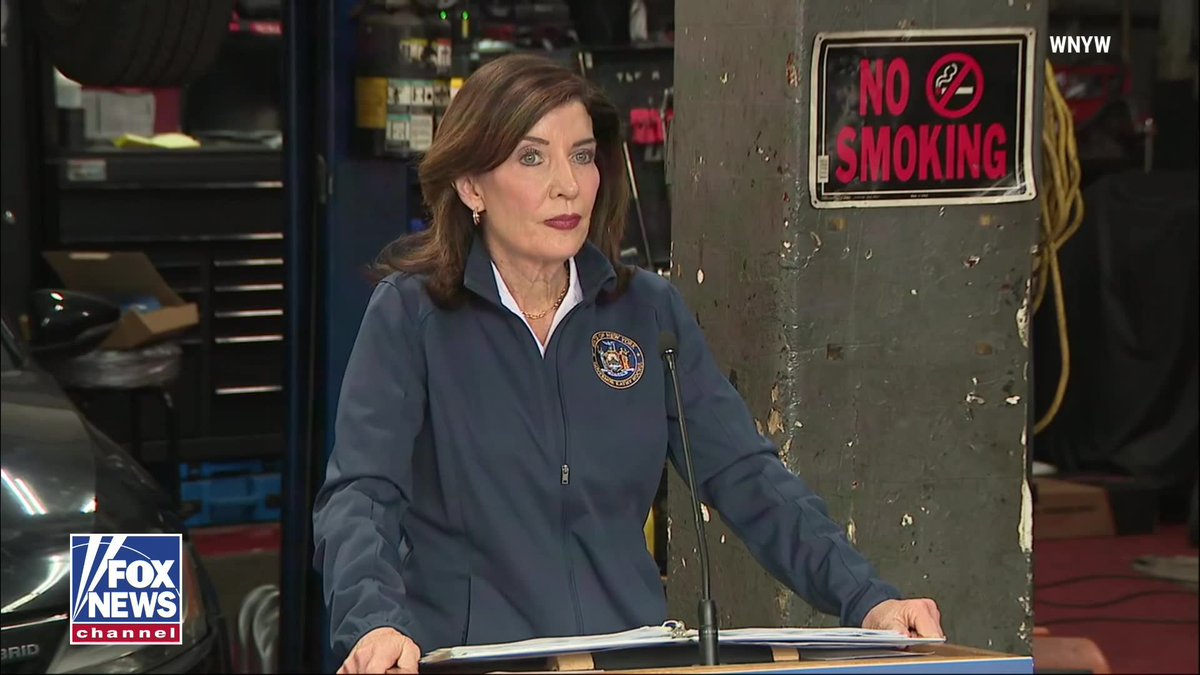 Kathy Hochul attempted to dunk on President Trump over the Knicks — and ended up getting roasted by fans instead. The New York governor tried to quiz the president's support for the team when asked about him potentially attending an NBA Finals game. “I ask him to name the starting lineup from the 1993 championship team and see how he does,” Hochul said. There’s just one problem: the Knicks didn’t win a championship in 1993. Their last NBA title came in 1973.
