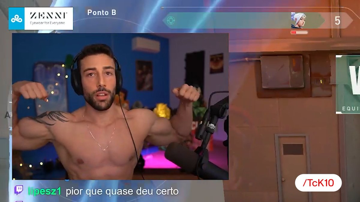E entra na mente, e derruba os cara, e mostra biceps... C9 TcK10