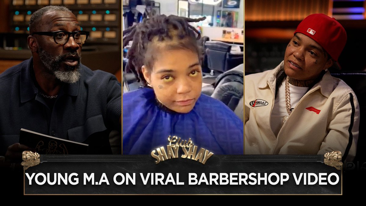 Young M.A Reacts To Viral Barbershop Video "In my mind, I didn't think I looked like that. ... I didn't see me. I didn't see how I looked at that time. I felt like I looked like myself. It's almost scary to know. Maybe that happened for a reason." - Young M.A