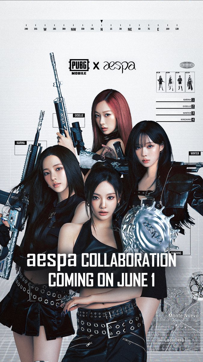 Get ready, MYs! On June 1, aespa is set to bring an epic collaboration. Mark your calendars for the SYNK DIVE. #PUBGMxaespa #PUBGMOBILE #aespa #pubgm440 #DarkArts