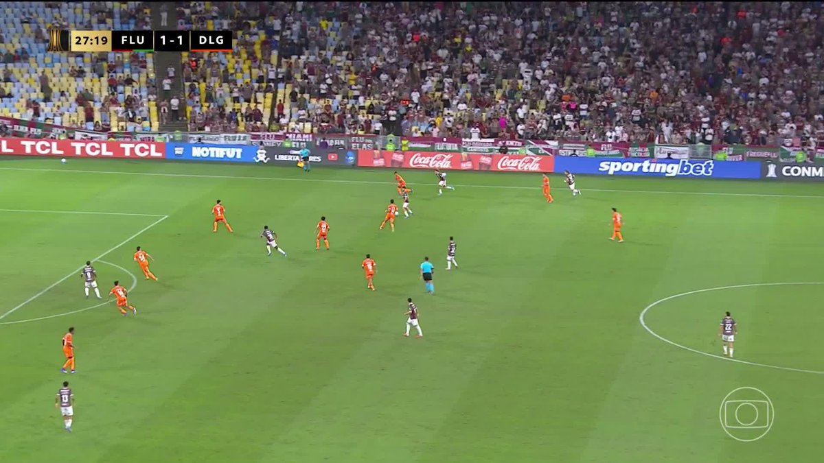 O gol de Hércules. Fluminense 2x1 La Guaira. 🎥 TV Globo 📺 | ge