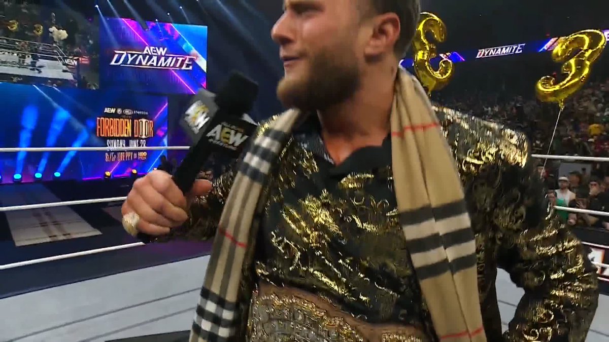 AEW World Champion Maxwell Jacob Friedman™️ breathes rare air as one of eight men to hold three world titles by age 30 ... and he knows it! Watch #AEWDynamite LIVE on TBS + HBO Max