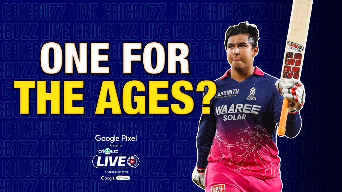 𝗞𝗼𝗵𝗹𝗶 𝟮𝟬𝟭𝟲 🤝 𝗦𝗼𝗼𝗿𝘆𝗮𝘃𝗮𝗻𝘀𝗵𝗶 𝟮𝟬𝟮𝟲❓ zaheer khan, Joy Bhattacharjya & Gaurav Kapur are in awe of the 'generational talent' 👇 #IPL2026 Google India #SRHvRR