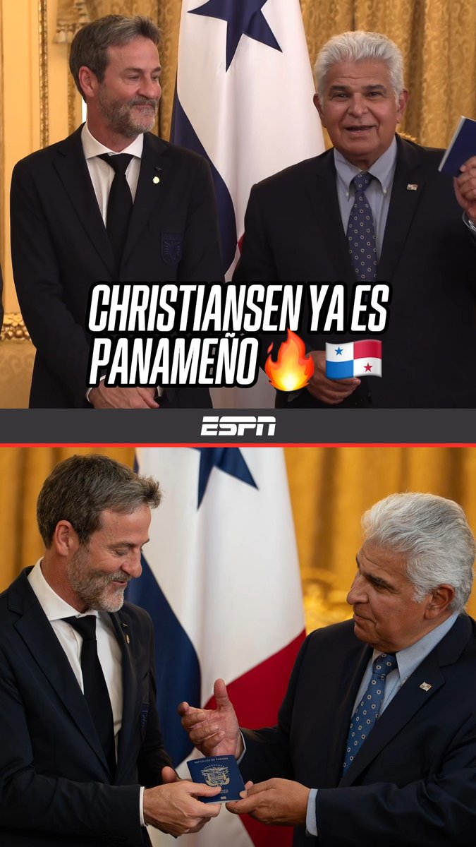 🇵🇦¿QUE XOPA, THOMAS?🔥😎 El presidente de Panamá, José Raúl Mulino, le otorgó la ciudadania panameña a Thomas Christiansen en los actos previo al viaje mundialista de la selección centroamericana🤩