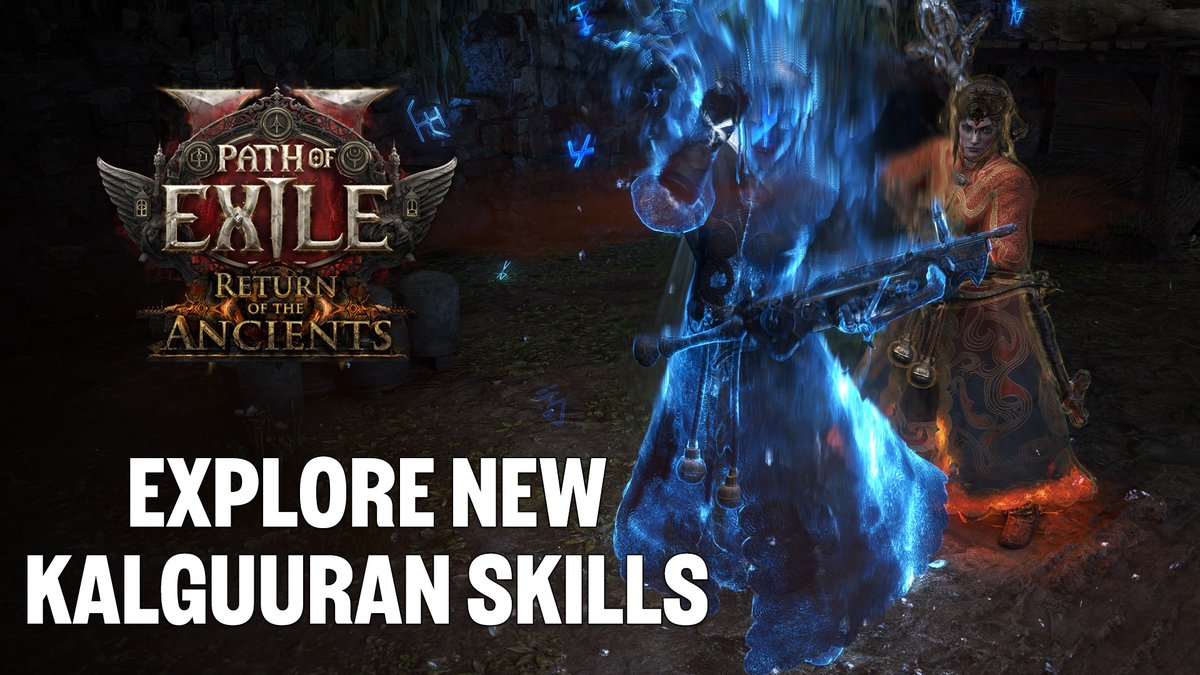 Path of Exile 2: Return of the Ancients and the Runes of Aldur League are just two days away! Watch this video to learn more about the Kalguuran Gems, which unleash devastating power or allow you to block hits.