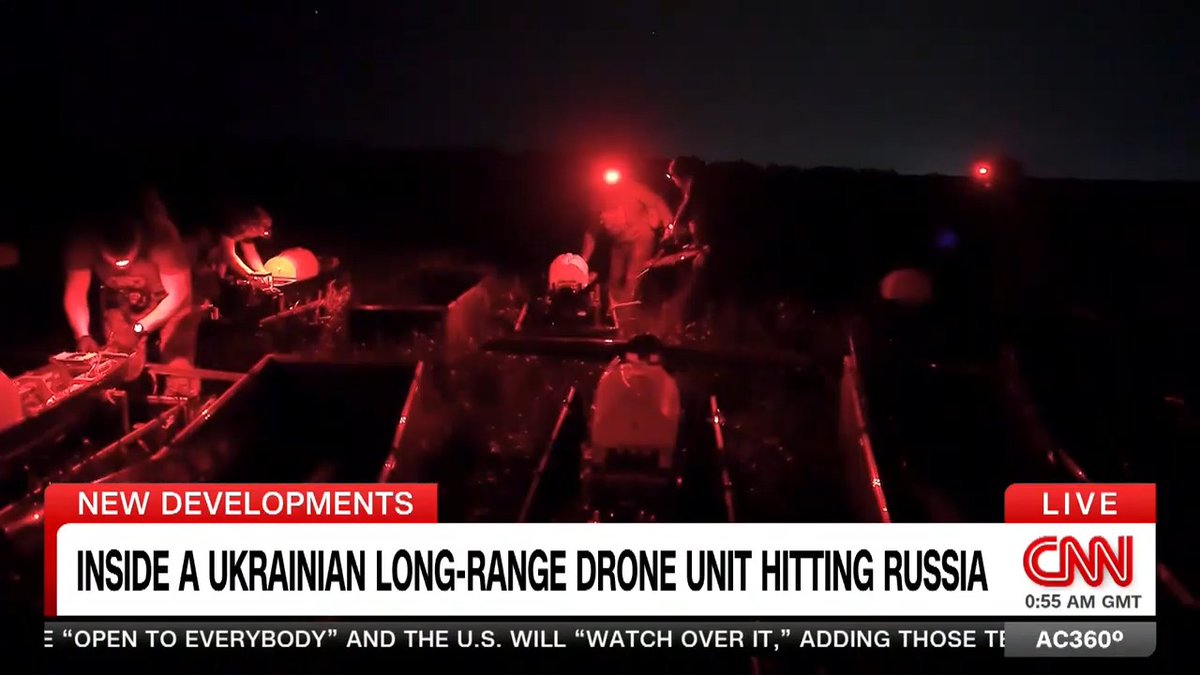 Ukraine's long-range drones are rapidly developing to attack Russian targets. CNN's Nick Paton Walsh reports from eastern Ukraine where a unit prepares to launch a wave of drones.