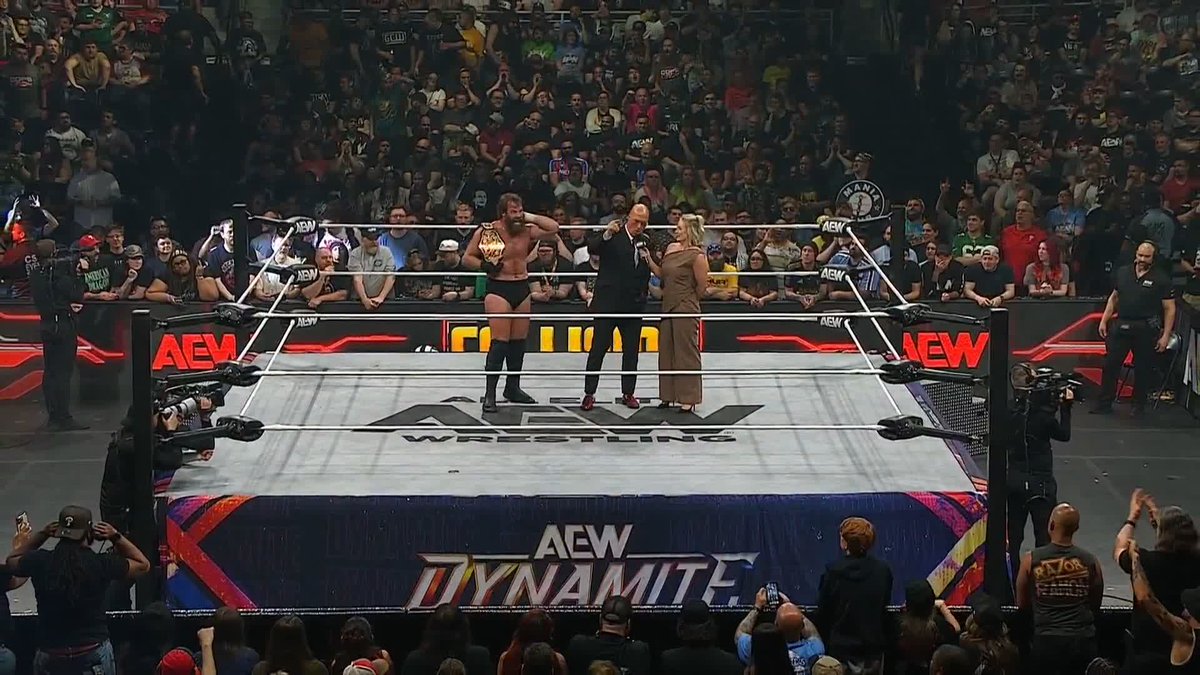 .The Invisible Hand gives a preview of next week's #OwenCup Semifinals between AEW National Champion dunkzilla - マーク・デイビス and Will Ospreay • ウィル・オスプレイ! Watch #AEWCollision LIVE on TBS + HBO Max