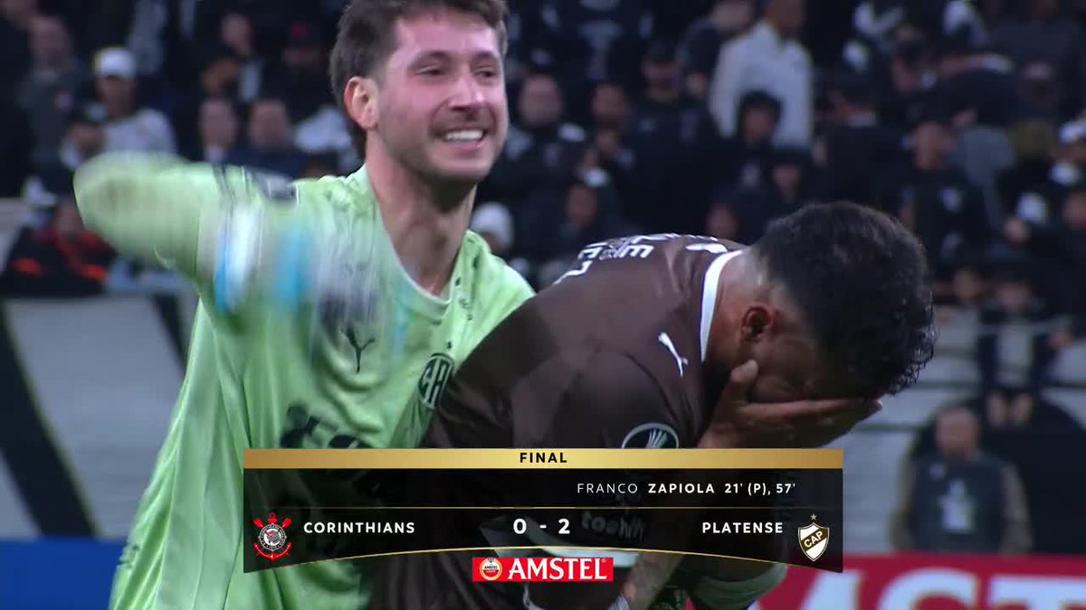 El momento justo en el que Platense se metió por PRIMERA VEZ en OCTAVOS DE COPA LIBERTADORES y en la CANCHA DE CORINTHIANS. HISTÓRICO. 🤯🇦🇷