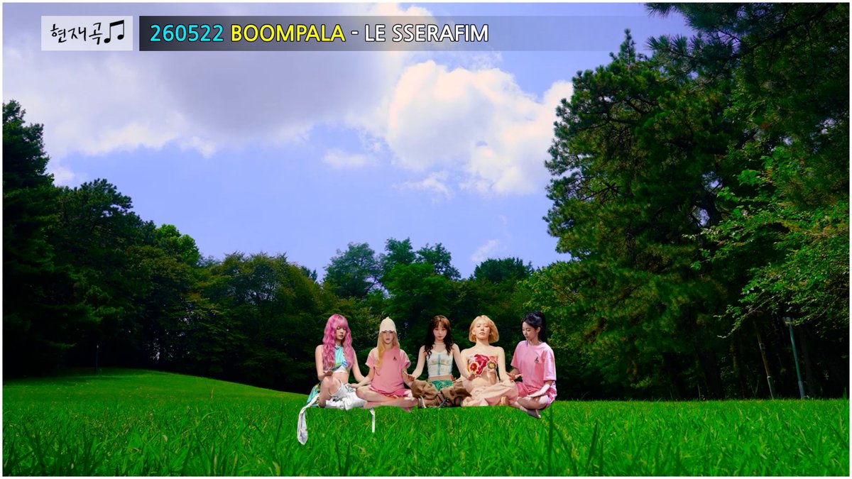 <BOOMPALA (Karaoke ver.)> Official Visualizer 💿 #LE_SSERAFIM #르세라핌 #PUREFLOW_pt1 #BOOMPALA