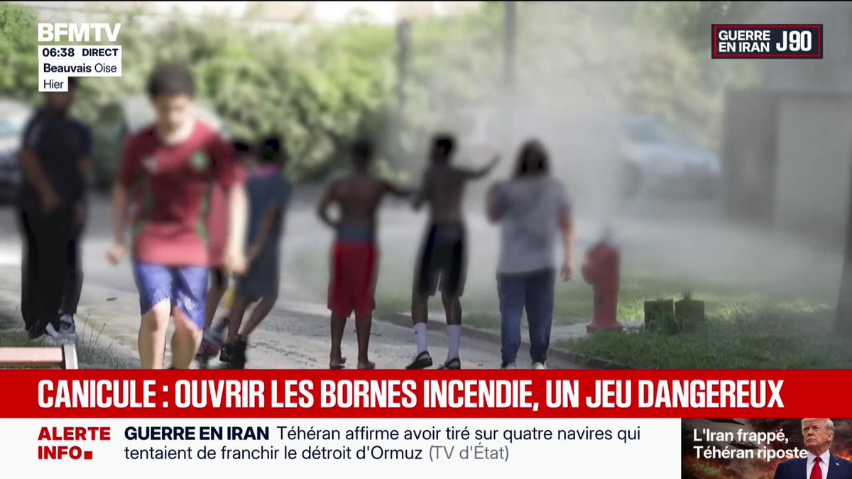💬 "On s'amuse comme on peut" ➡️ L'ouverture des bouches à incendie, un jeu qui peut s'avérer dangereux