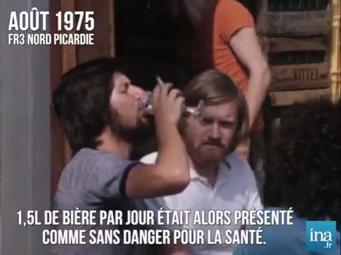 ☀️En 1975, le Comité National de Défense contre l’Alcoolisme indiquait que jusqu’à 1,5 litre par jour, la bière n’était pas mauvaise pour la santé…🍺 Alors, on en prend une chti’te?🍺