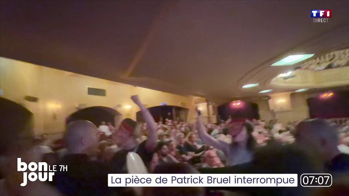 🔴 La pièce jouée par Patrick Bruel au théâtre Édouard VII perturbée hier soir par des militantes féministes 📺 Le journal de Garance Pardigon